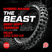 Plews The Beast Extreme/Hybrid 120/100-18